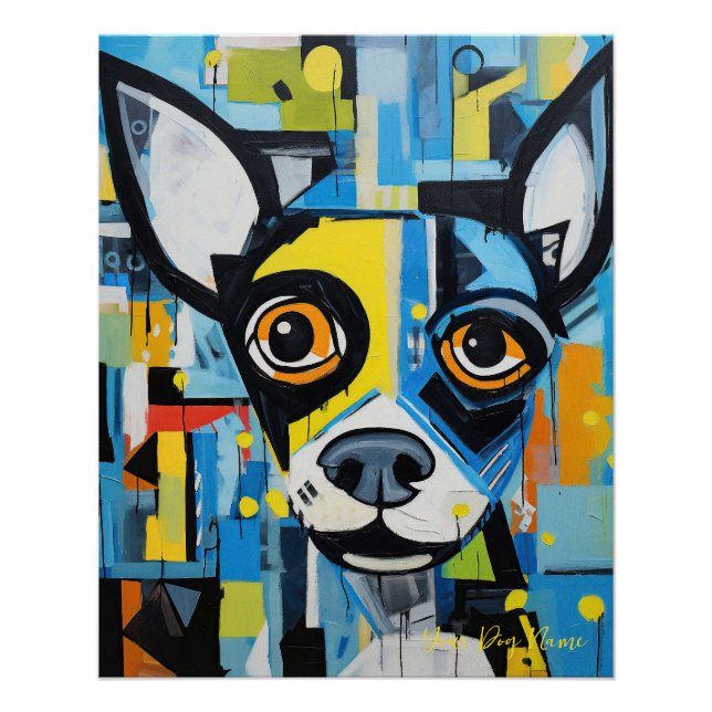 Poster Le Chihuahua Portrait 003 - Sable Gabriel (Devant)