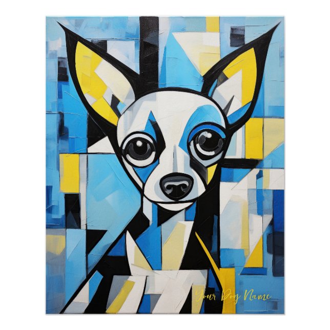 Poster Le Chihuahua Portrait 005 - Sable Gabriel (Devant)