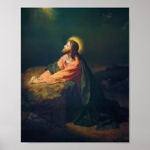 Le Christ au Gethsémani Heinrich Hofmann Peinture