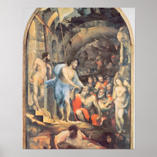 Poster Le Christ dans le vide, c.1530-35 (panneau)