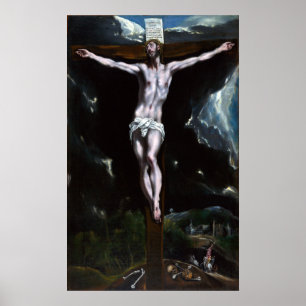 Poster Le Christ El Greco Sur La Croix