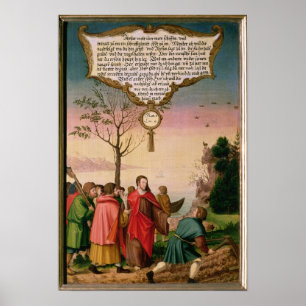 Poster Le Christ enseignant ses disciples