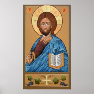 Poster Le Christ l'affiche de Lumière-donateur