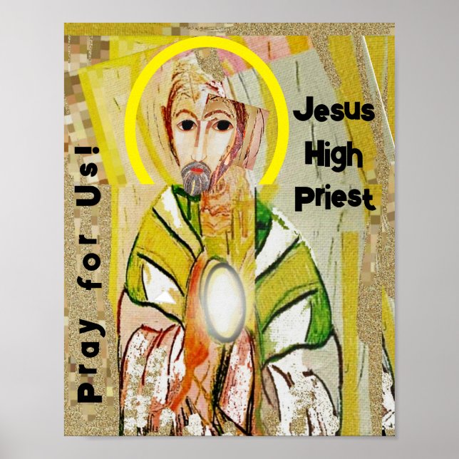 Poster Le Christ Prêtre (Devant)