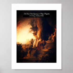 Poster Le Christ ressuscité Apparaître à Marie
