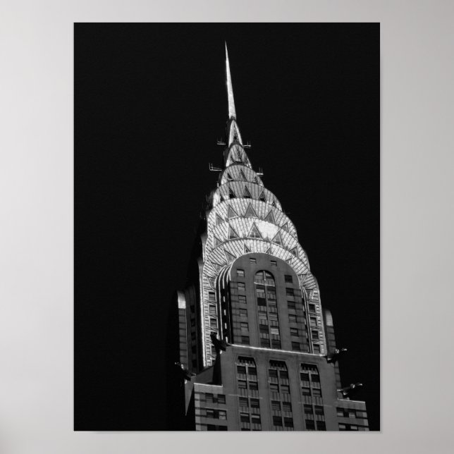 Poster Le Chrysler Building - New York City (Devant)