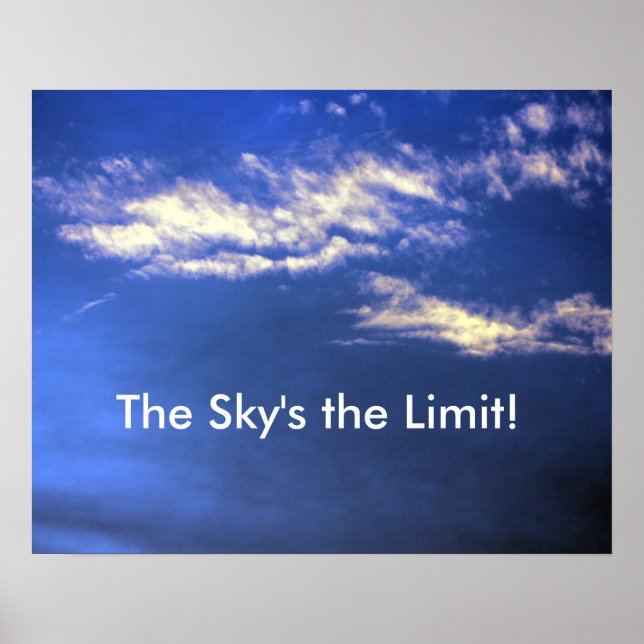 Poster Le ciel est la limite (Devant)