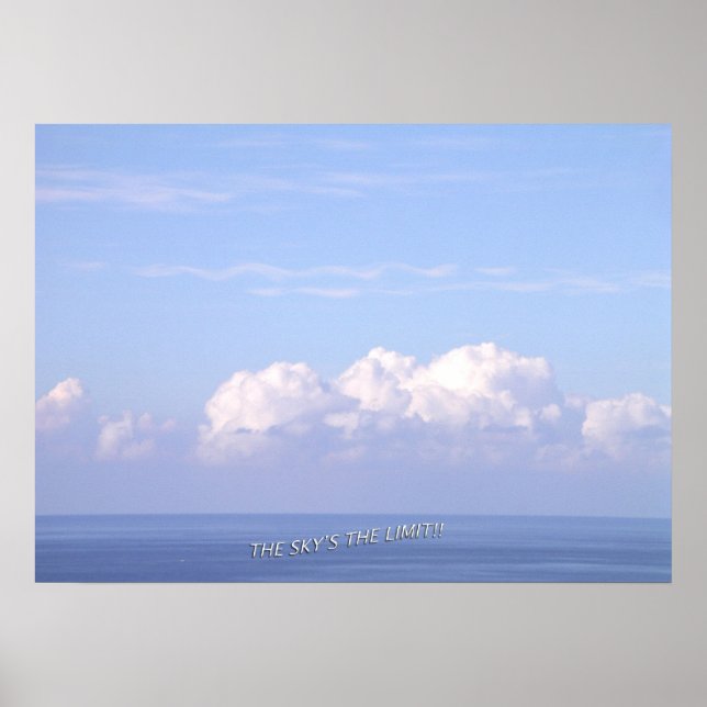 Poster "Le ciel est la limite" (Devant)