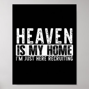 Poster Le Ciel Est Ma Maison Foi Religieuse Chrétienne Jé