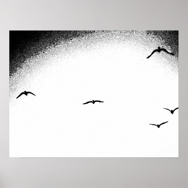 Poster Le ciel sans fin (Devant)