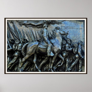 Poster Le cinquante-quatrième régiment d'infanterie