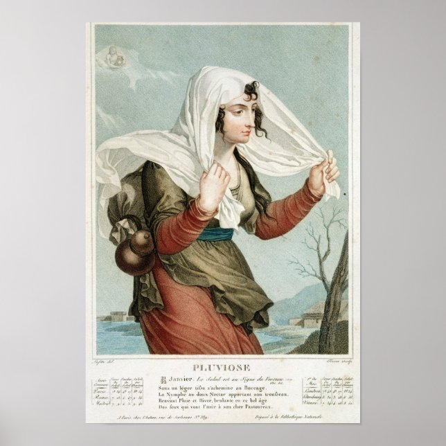 Poster Le cinquième mois pluvieux du républicain (Devant)