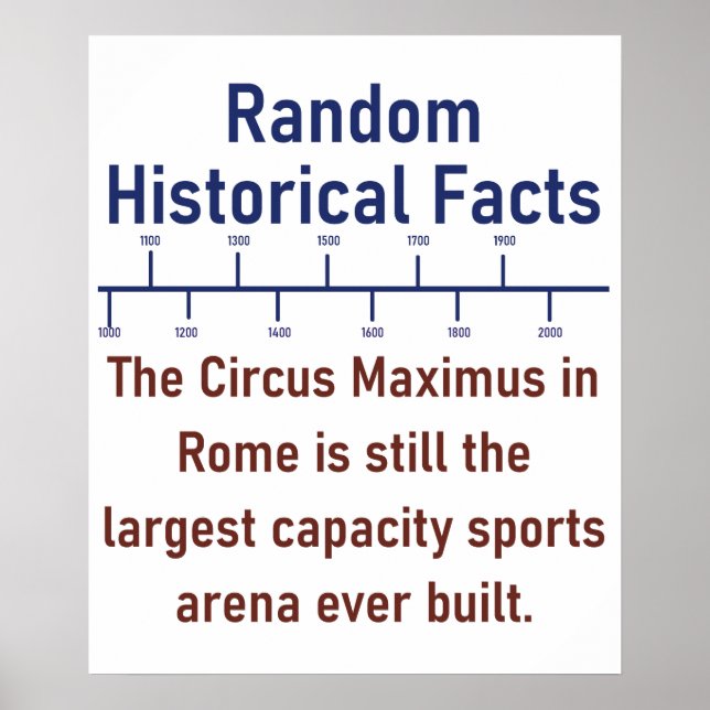Poster Le Cirque Maximus À Rome - Histoire (Devant)