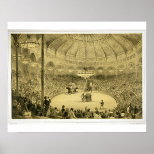 Poster Le cirque national, publié par Auguste Bry (éclair