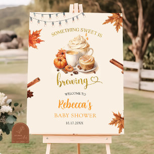 Poster Le Citrouille d'automne brasse l'Affiche de bienve