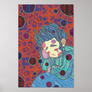 Poster Le Clown en Pleure