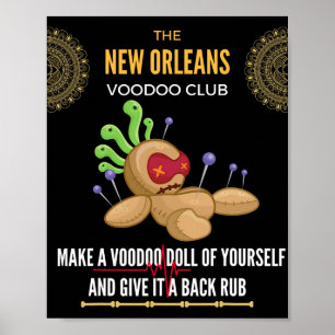 Poster Le Club de Voodoo de La Nouvelle-Orléans - Fou, In