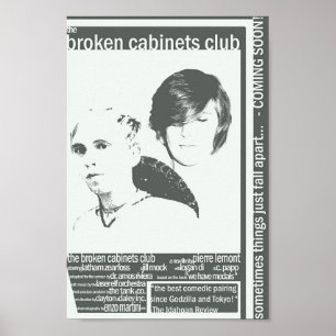 Poster "le club des armoires cassées"