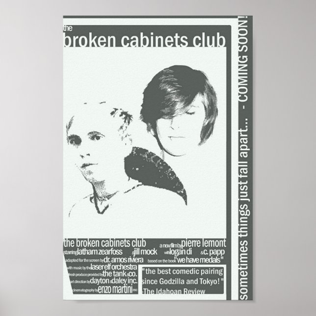 Poster "le club des armoires cassées" (Devant)