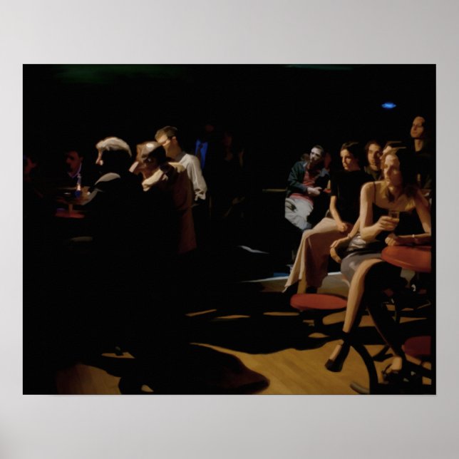 Poster Le club la nuit (Devant)