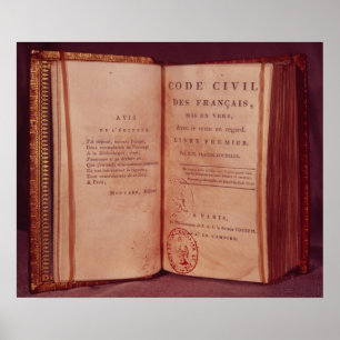 Poster Le Code Napoléon
