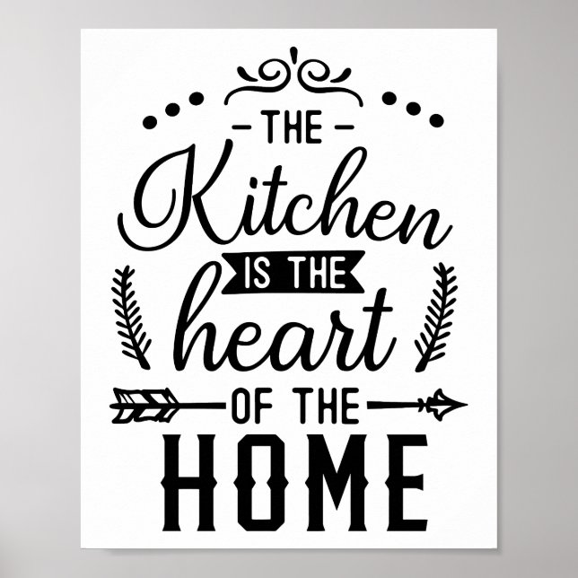 Poster Le coeur de la maison Imprimer (Devant)