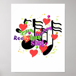 Poster Le coeur fait vraiment chanter