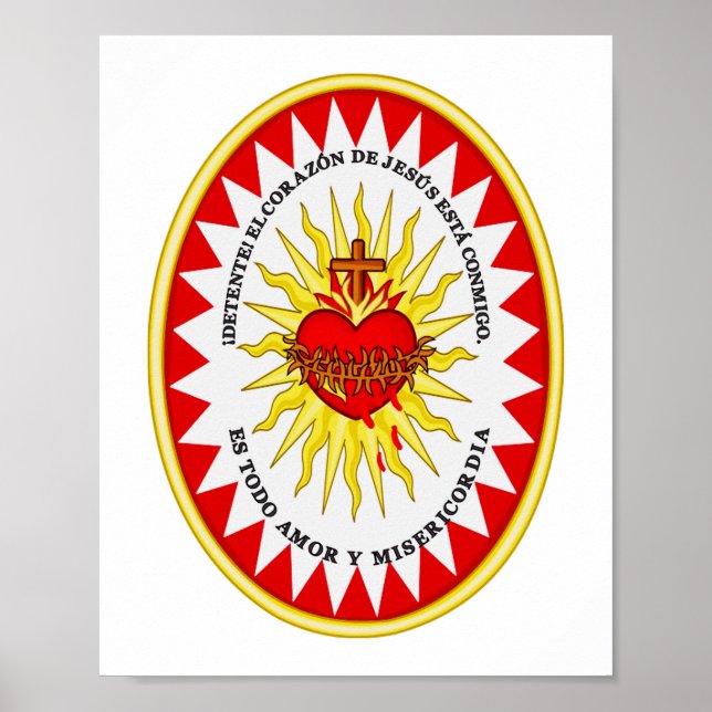 Poster Le Coeur le plus sacré de Jésus (Devant)