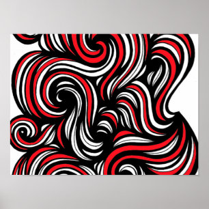 Poster Le coffre-fort accomplissent réfléchi