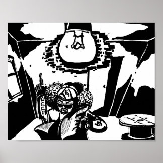 Poster Le Coin Communiste Noir