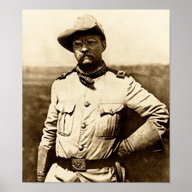 Poster Le colonel Theodore Roosevelt (Devant)