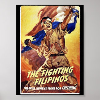 Poster Le combat contre les Philippins