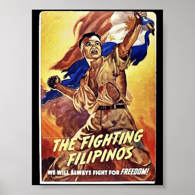 Poster Le combat contre les Philippins (Devant)