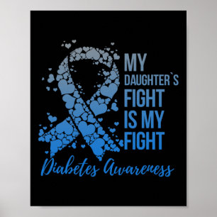Poster Le combat de ma fille est mon combat soutien Diabè