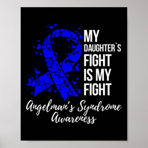 Poster Le combat de ma fille est mon syndrome angélique d