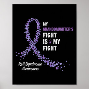 Poster Le combat de ma petite-fille est mon syndrome de l