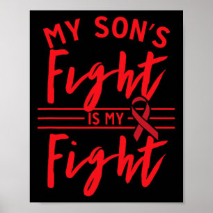 Poster Le combat de mon fils est mon combat Sensibilisati