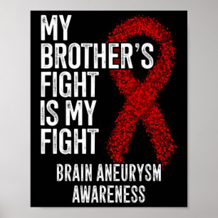 Poster Le combat de mon frère est mon combat l'neurysme c