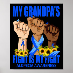 Poster Le combat de mon grand-père est ma lutte Alopécie