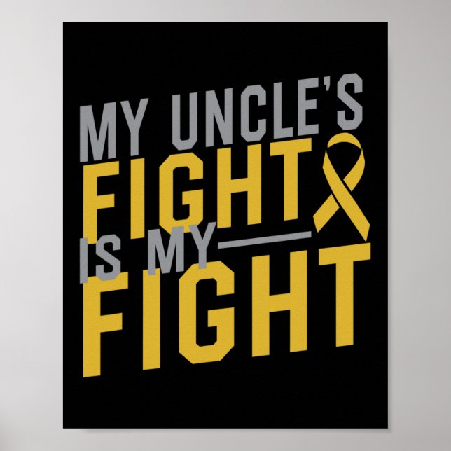 Poster Le combat de mon oncle est mon combat contre le ca (Devant)
