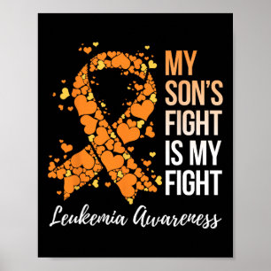 Poster Le combat du fils est ma lutte contre la leucémie