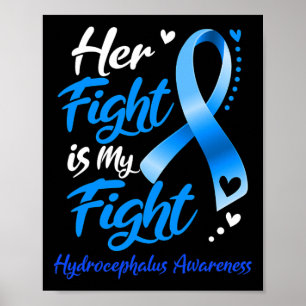 Poster Le combat est mon combat Hydrocéphalie sensibilisa