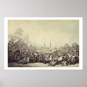 Poster Le combat professionnel, 1787 (stylo, encre et la