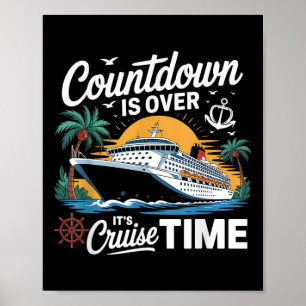Poster Le compte à rebours est terminé C'est l'heure de l