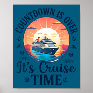 Poster Le compte à rebours est terminé son temps de crois