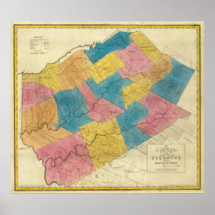 Poster Le comté de Delaware