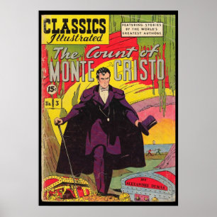 Poster Le Comte de Monte Cristo Alexandre Dumas Bande Des