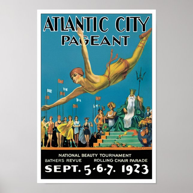 Poster Le concours de la ville d'Atlantique (Devant)