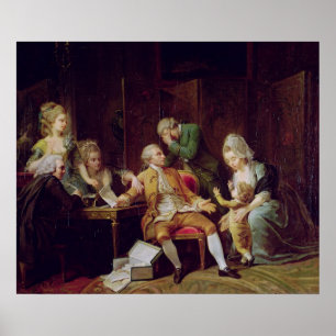 Poster Le contrat cassé