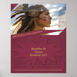 Poster Le contrôle de soi est votre superpuissance